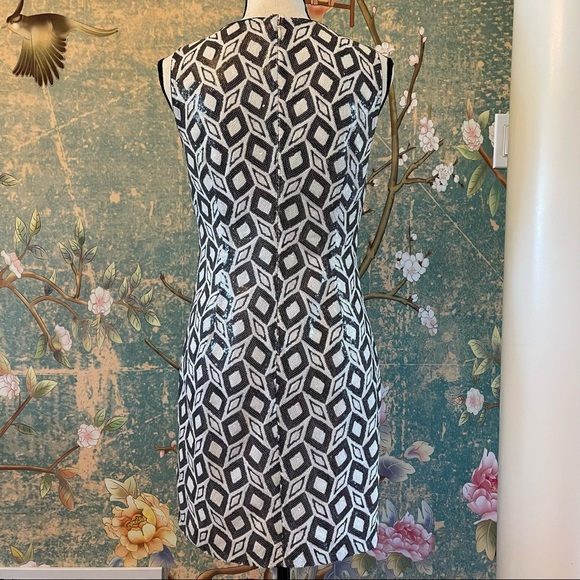 banana republic black sequin dress Tee Shirt Midi Dress - Black 3XL | Indie & Co